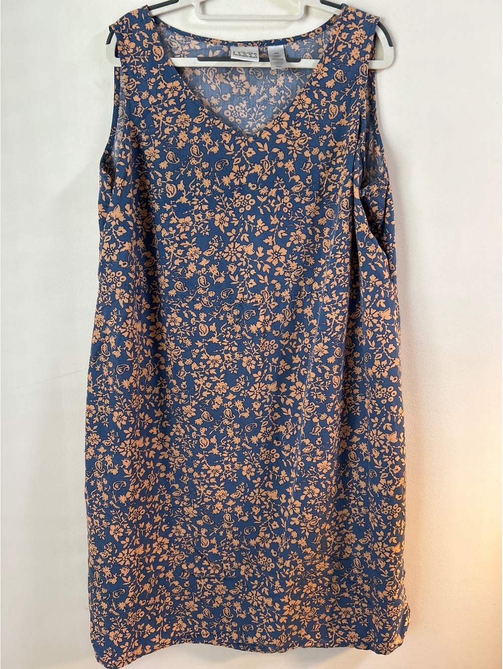 Villager Sport Liz Claiborne Woman Sleeveless Floral Dress Size 16W